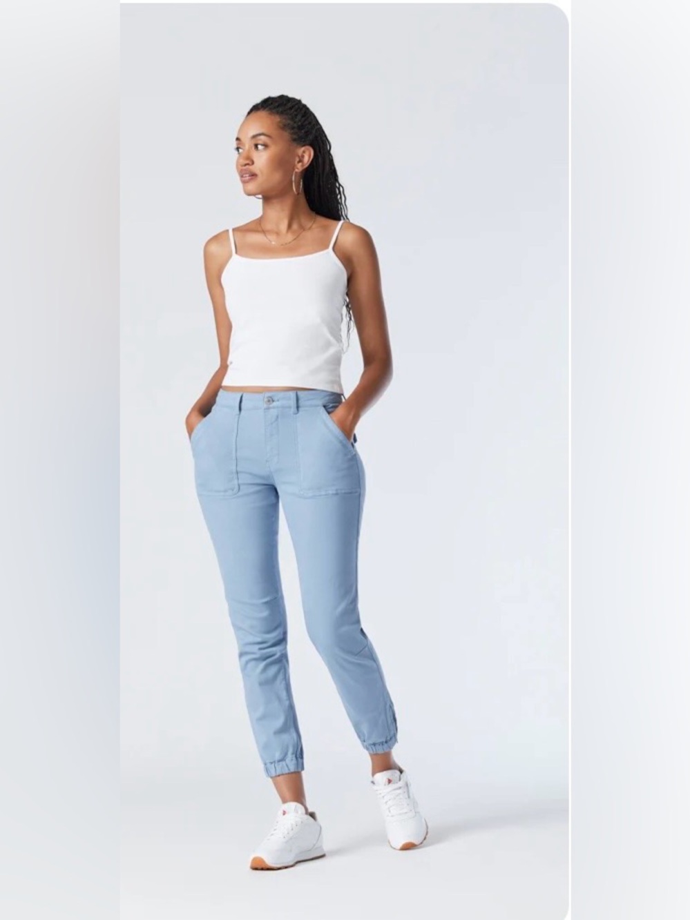 Mavi Ivy mid-rise slim cargo jeans